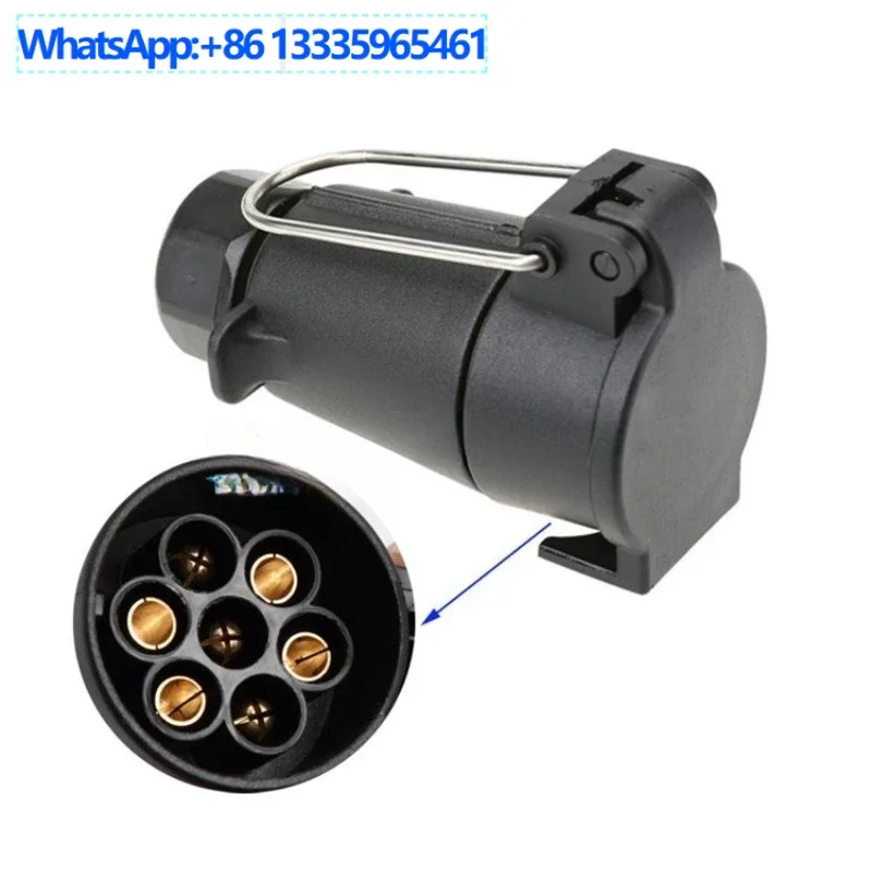 

20PCS 7-pin wiring socket trailer plug socket connector, power signal connection, trailer accessories