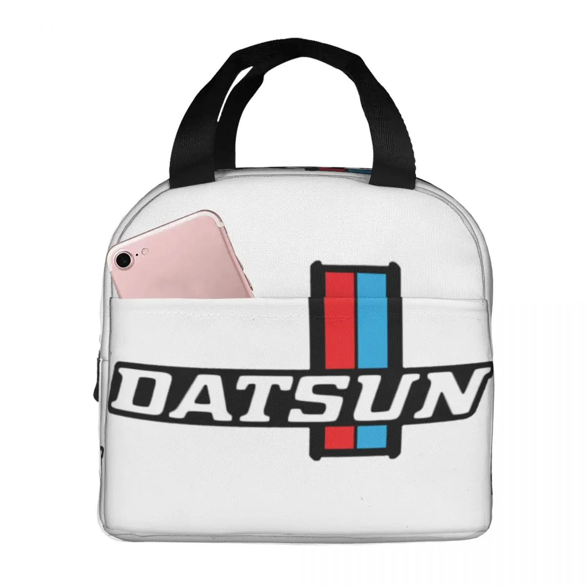 Datsuns Racing Car Insulated Lunch Bag for Women Leakproof Thermal Cooler Lunch Tote Beach Camping Travel