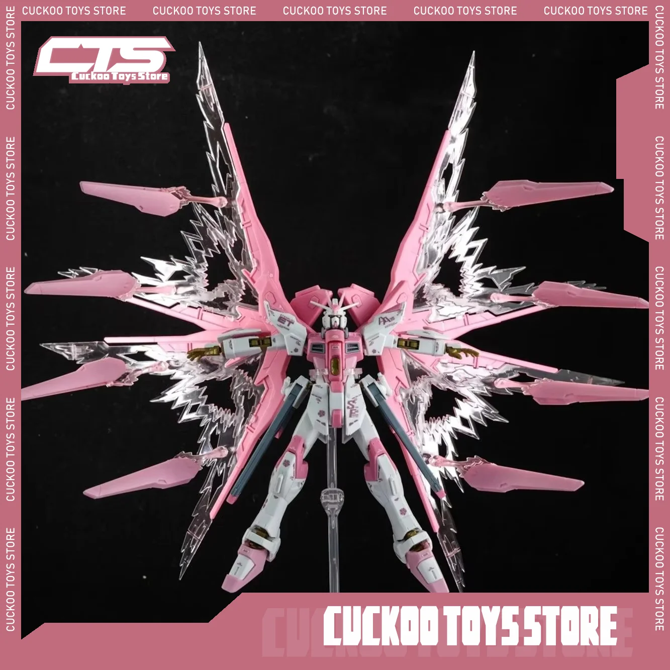 

New Hg1/144 Strike Freedom Assembly Model Cherry Blossom Color Scheme Figure With Water Sticker Customized Toy Collection Gifts