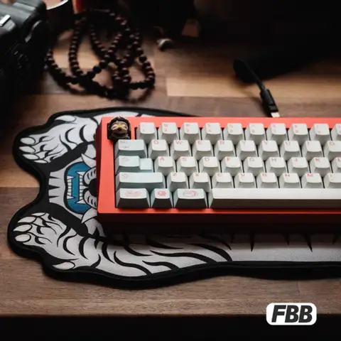 National Trend Little Tiger HIFI Keyboard Pad Customized Mechanical Keyboard Special-shaped Small Pad For Gaming And E-sports