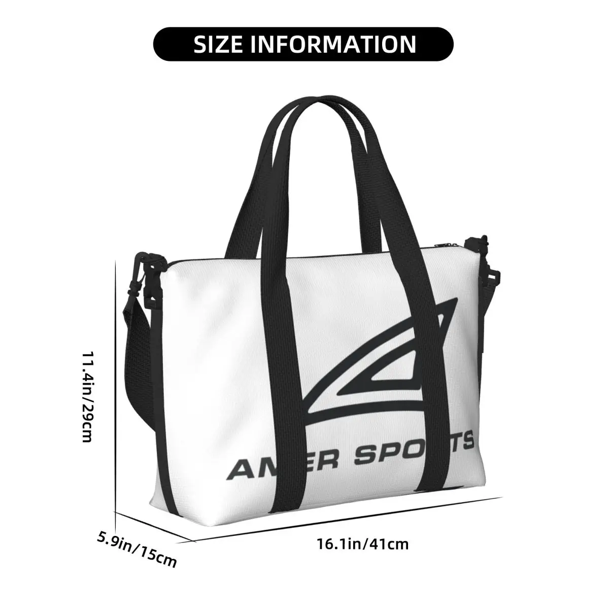 Aangepaste AMER Of SPORTS strandtas dames groot compartiment gym strandreistassen