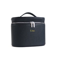 Customizable Names and Letters, Travel Portable Cosmetic Bag Large-capacity PU Leather Cosmetic Box with Internal Storage Box, 5