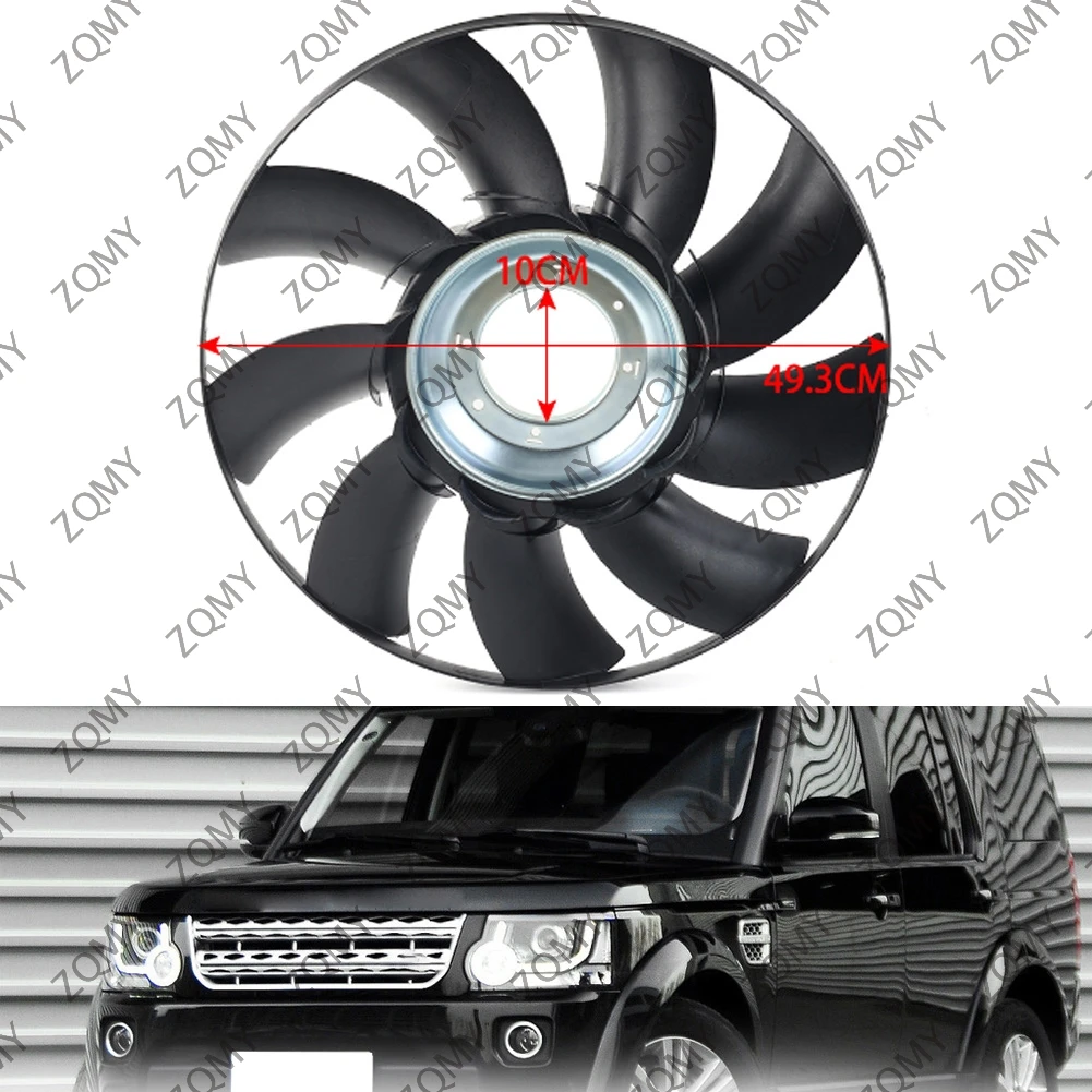 

Engine Electric Radiator Cooling Fan Clutch With Blade For Land Rover Range Rover Sport Diesel V6/LR4 Discovery 4 3.0T