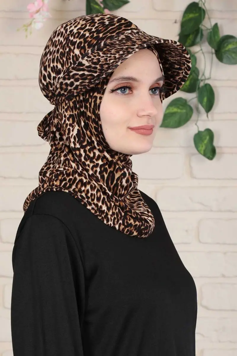 Boné de algodão penteado com viseira