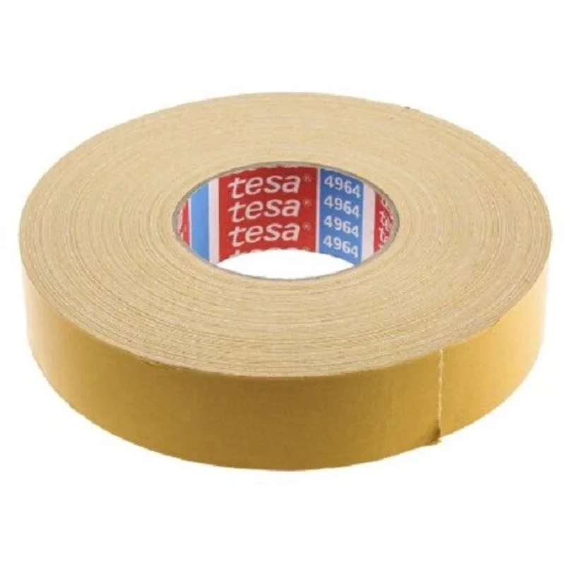

Tesa 4964-DOUBLE SIDED CLOTH TAPE 0.39mm Thick WHITE- 38mm x 50m Or 50mm x 50m