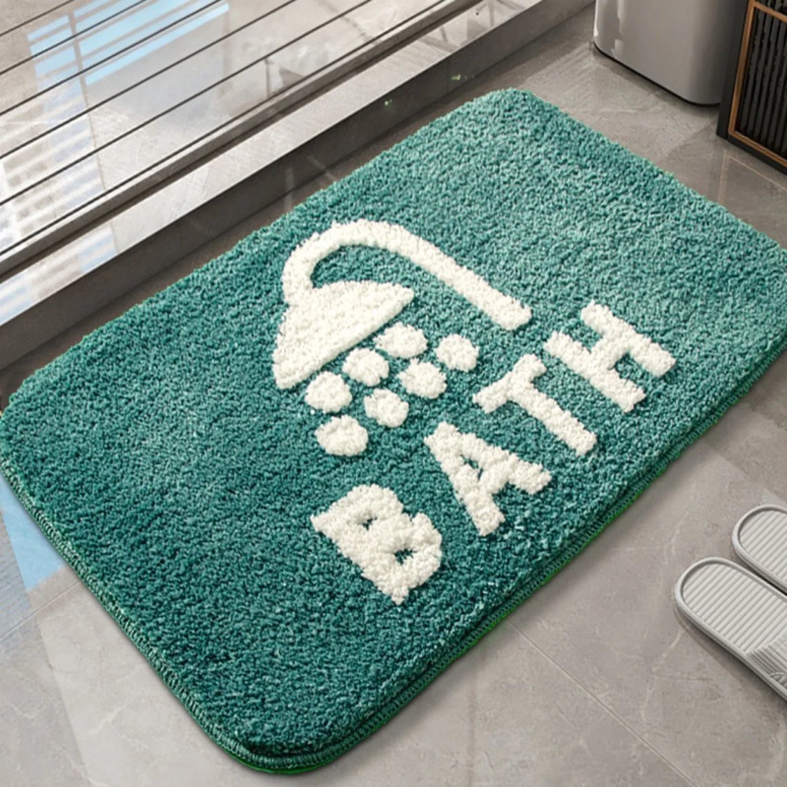 

Bath Tufted Rug Kitchen Bathroom Carpet Mat