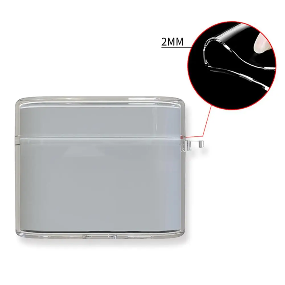 Adequado para roseselsa EARFREE-i5 transparente leve capa protetora material tpu macio à prova de poeira sem fio fones de ouvido escudo