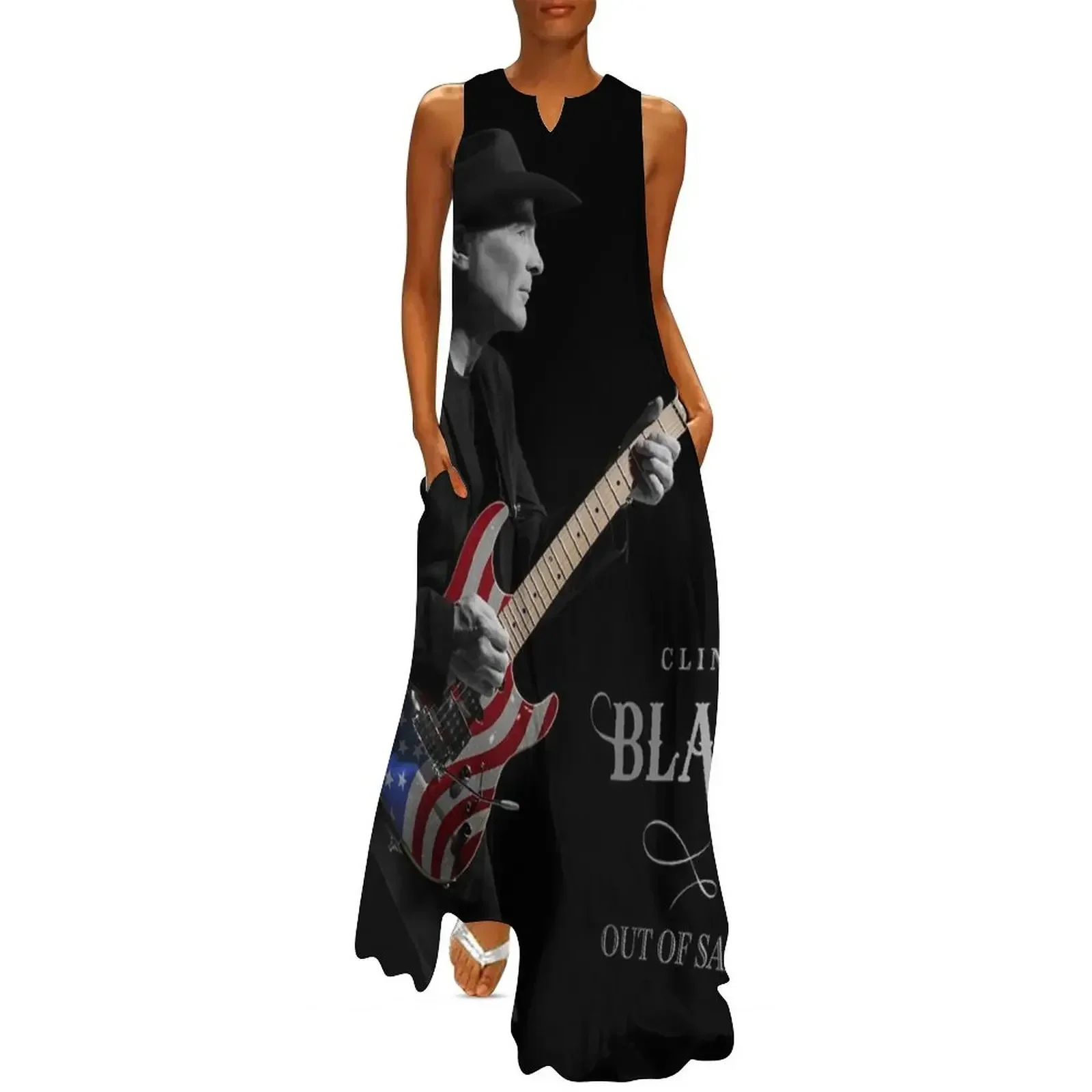 

Clint Black Out of Sane Long Dress festival outfit women dresses for special events summer dress Dress