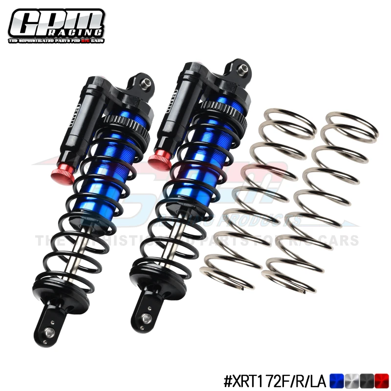 

GPM Aluminium Front/Rear L-Shape Piggy Back Adjustable Spring Dampers For XRT 8S