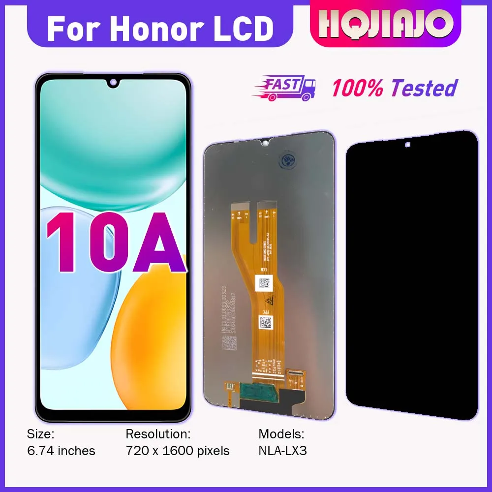 6,74-дюймовый ЖК-дисплей с сенсорным экраном и дигитайзером для Honor Play10A 4G NLA-LX3, качественная запасная часть для ремонта, сборка play10a