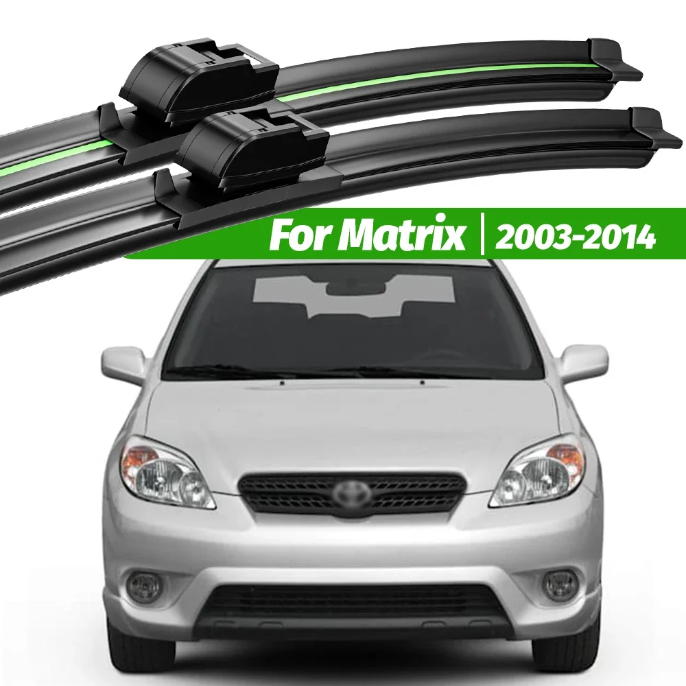 

For Toyota Matrix 2003-2014 2pcs Front Windshield Wiper Blades 2004 2006 2008 2009 2011 2012 2013 Windscreen Window Accessories