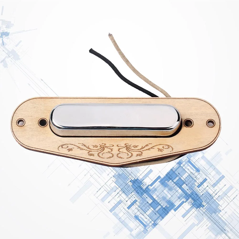 

1pcs Maple Frame Coil Pickup Mounting Ring Durable Guitar Accessories TL Guitar Pickup Frame Style Fits Electric Instruments