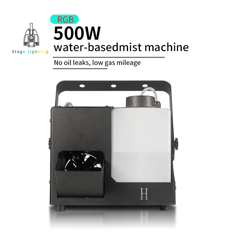 Remote Control 500w Water Fog Machine Wedding Party Mini Water Based Smoke Machine