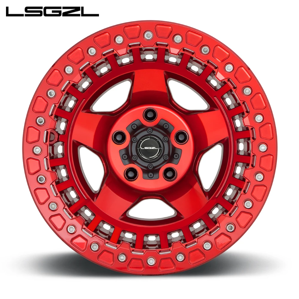 

LSGZL High Quality Alloy Car Wheel 15/16 Inch Black 6*139.7 20x10 22x12 off Road Vehicle Car Wheel Rims Wheels