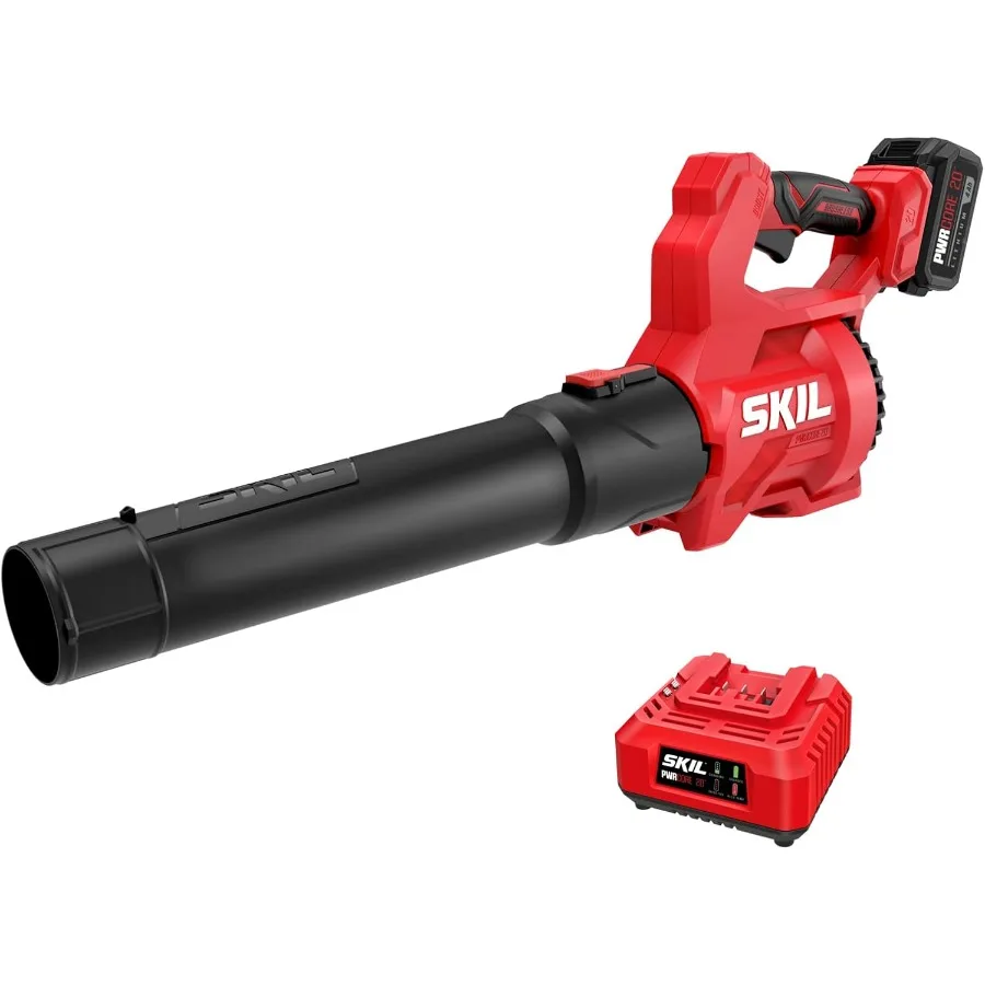 

PWR CORE 20 420 CFM Leaf Blower with 20Volt Battery and Charger Included for Efficient Yard Cleanup and Outdoor Maintenance Tas
