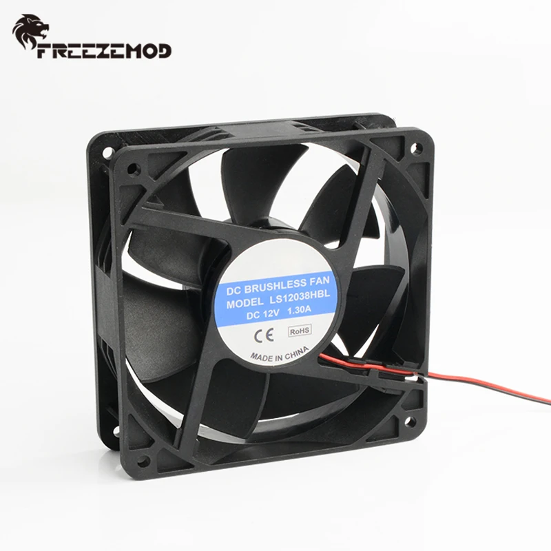 120Mm Máy Tính Làm Mát Điện Áp 12V 12Mm Quạt PC Đôi Bóng 4000 Vòng/phút Cao Thể Tích Không Khí