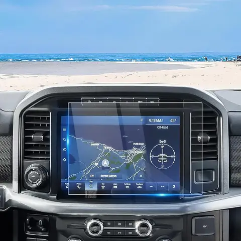 Защитная пленка для экрана 2021 2022 Ford F-150 F150 SYNC4 12-дюймовый навигационный дисплей из закаленного стекла HD Clear Защитный сенсорный экран
