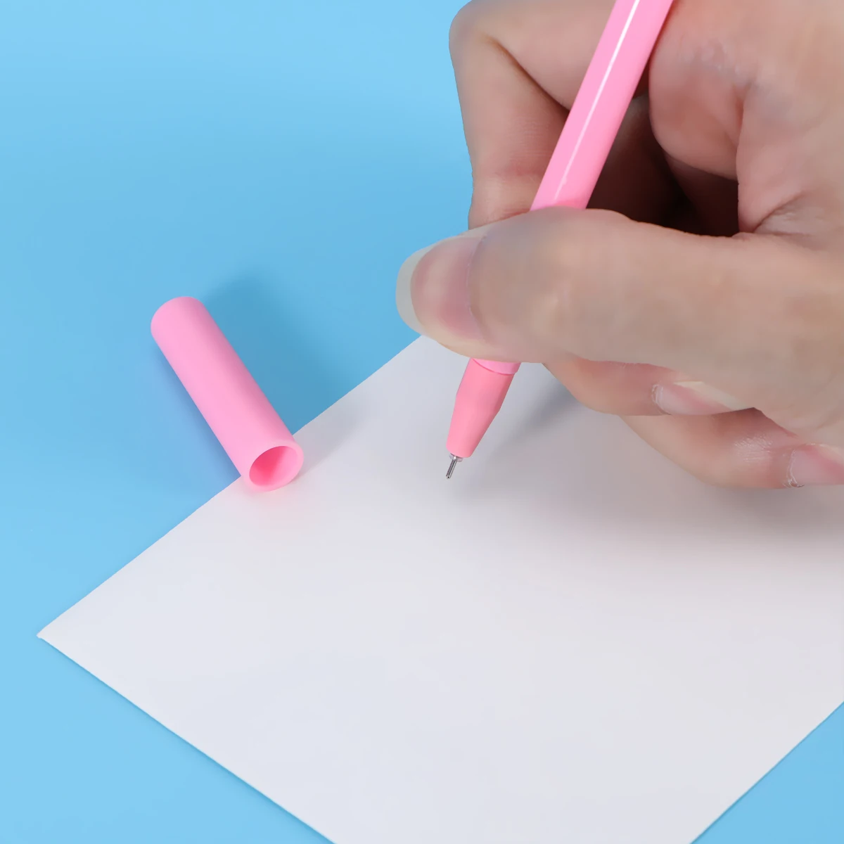 

12 pcs Black Pens Smooth Writing Flamingo Design Student Stationery School Office Supplies Cartoon Gifts Kids