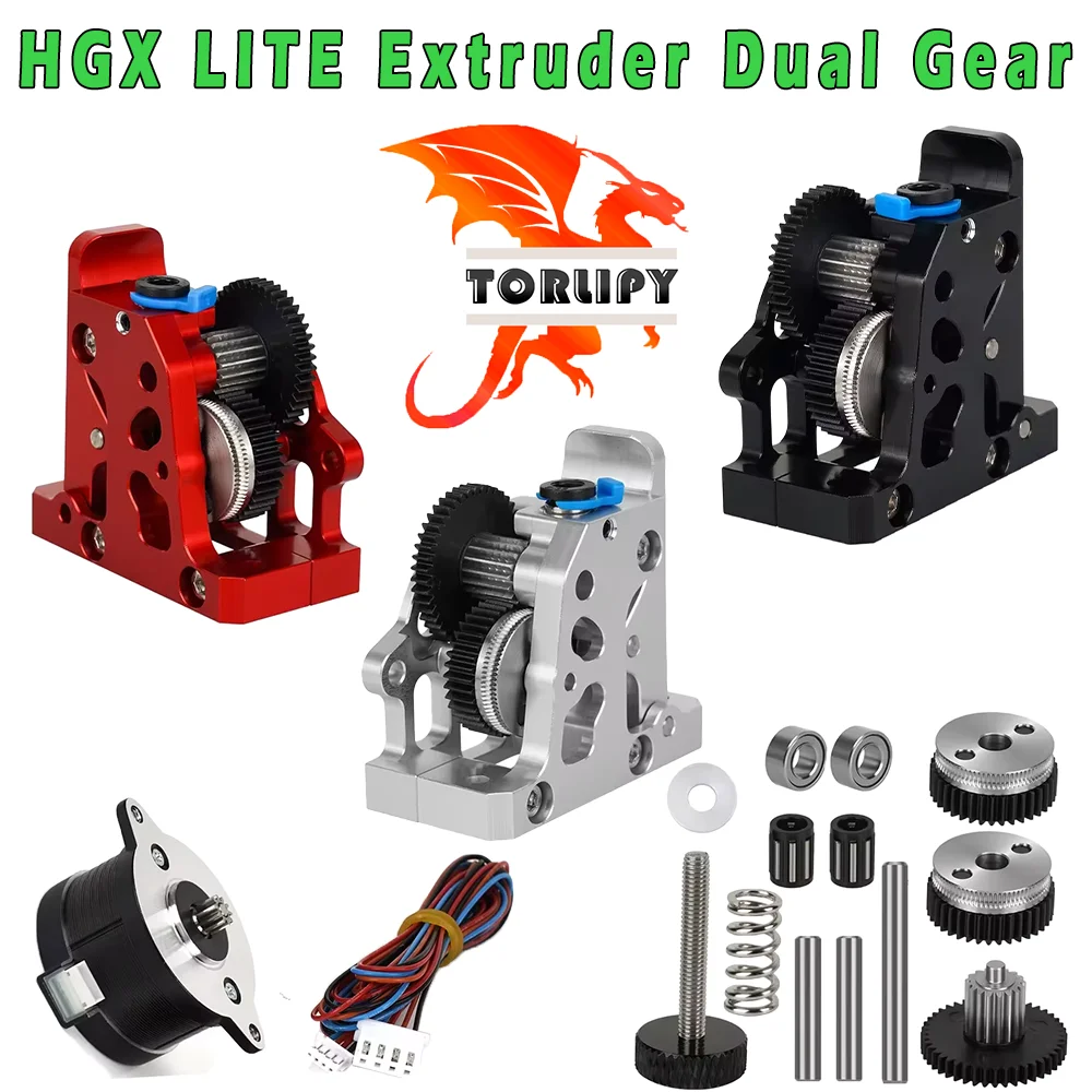 Upgraded extruder HGX extruder kit  gear kit motor kit For CR10/Ender 3/CR6/VORON HGX-LITE Hot end extruder kit