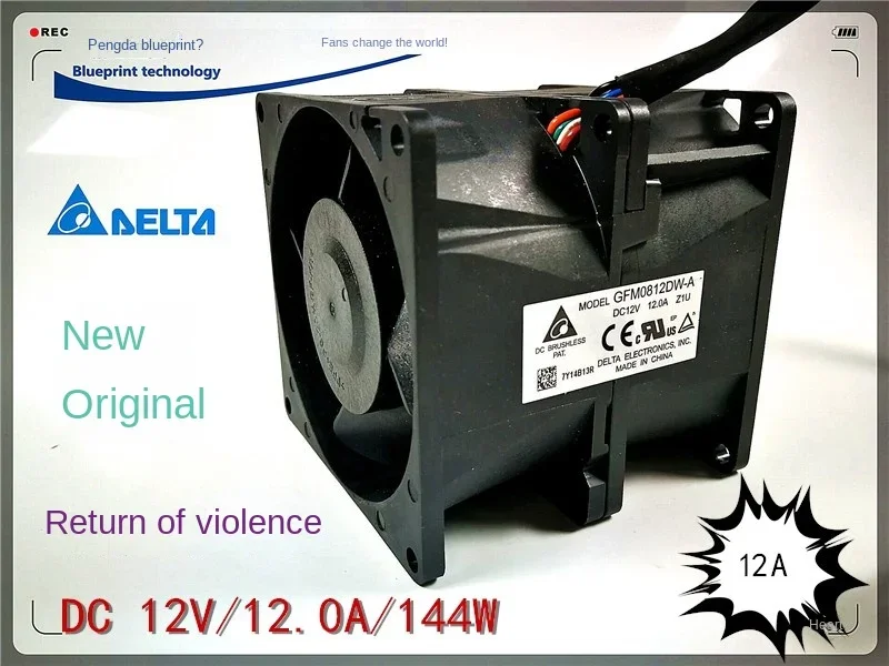 

Заводской 80*80 Новый Gfm0812dw-a 8080 8 см Насилие 12 V12a Макс. Скорость воздушного потока Автомобильный охлаждающий вентилятор с наддувом