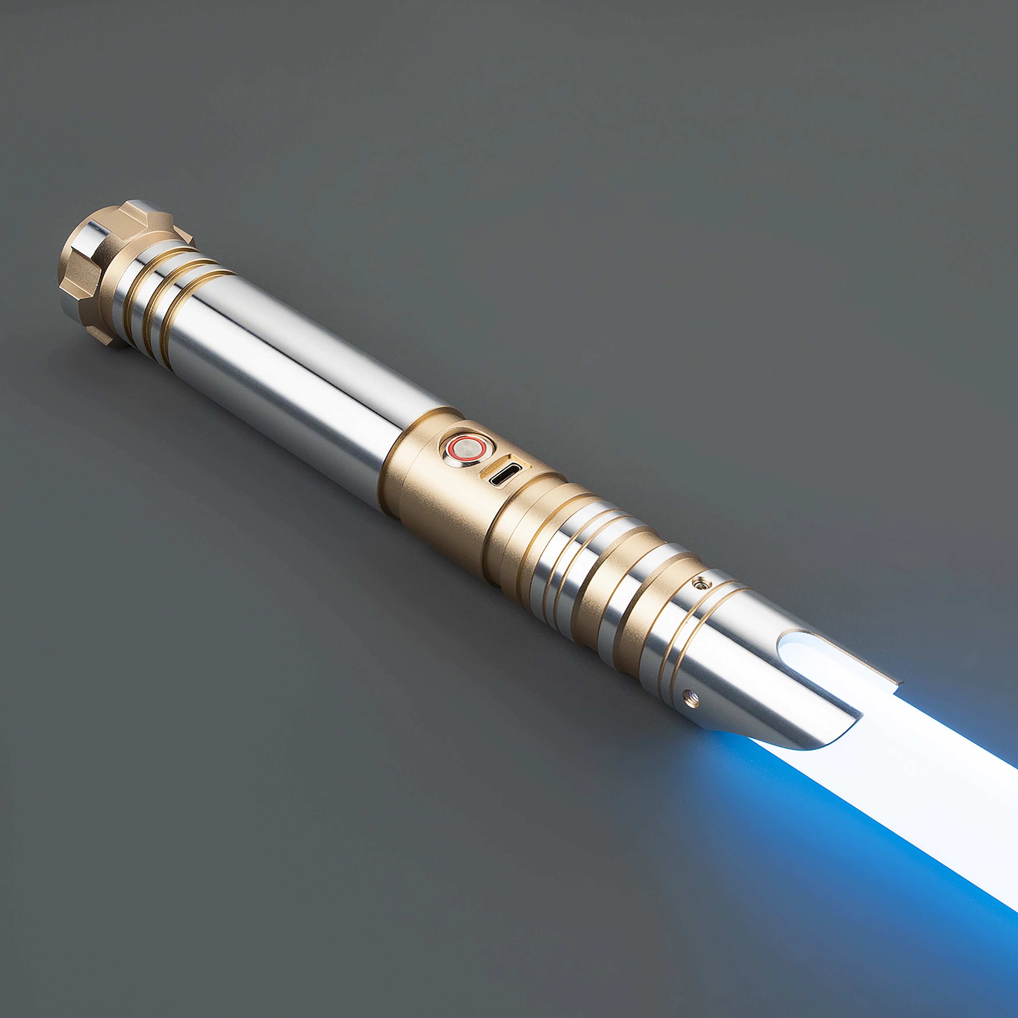 LGT Saberstudio Metal Hilt Force Heavy Dueling Light Saber Cambio colore infinito con 16 caratteri sonori Altalena liscia e sensibile