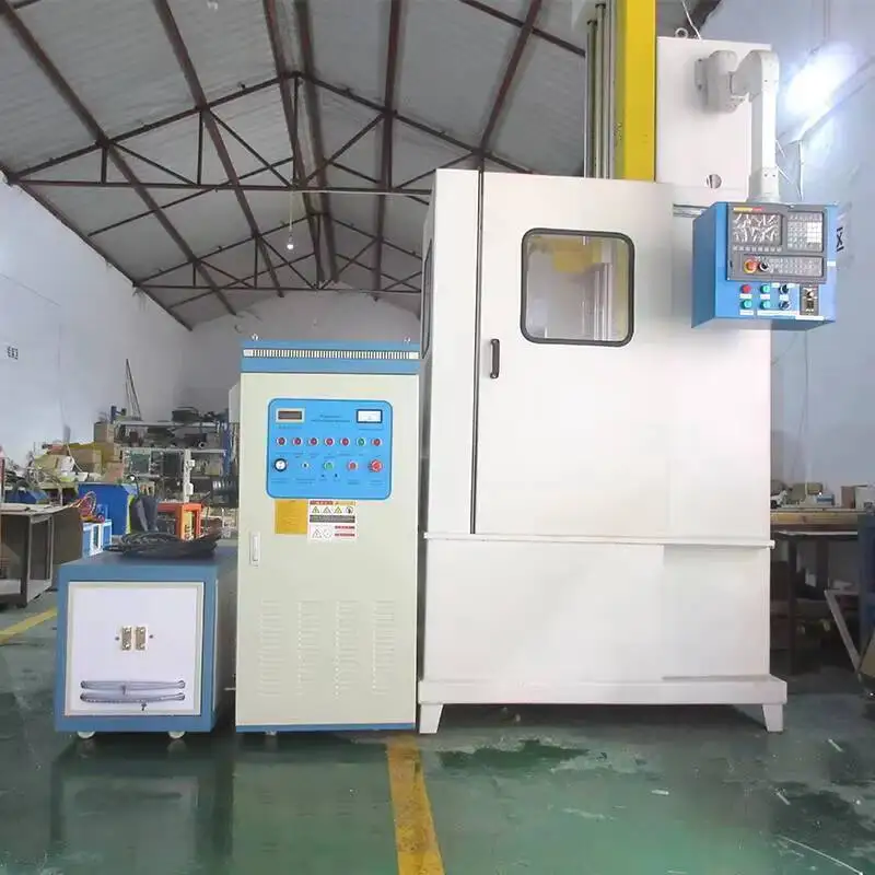 Low Price Efficient Ce Certification CNC Machine Water Cooling System For Shaft Gear Sprocket Quenching 600mm ТВЧ установка