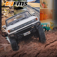 FMS 1:18 Hummer EV pickup truck model electric RC remote control vehicle off-road climbing vehicle simulation vehicle with brush