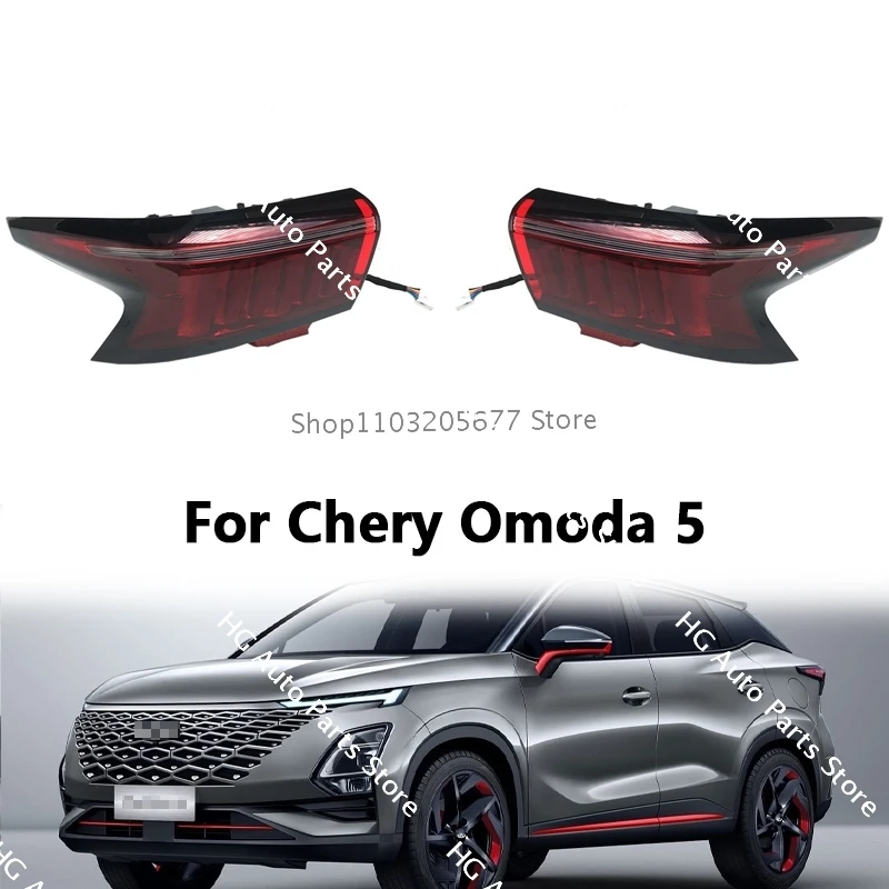 

For Chery Omoda 5 Car Accessories Rear Tail Light Brake Light Reversing Light Warning Light With Running Light