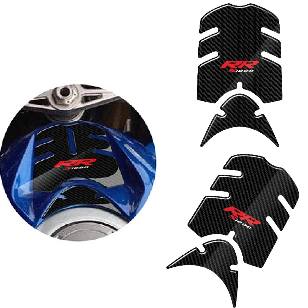 

For BMW S1000RR S1000 RR 2015-2017 2016 3D Carbon Look Front Gas Fuel Tank Cover Protector Tank Pad