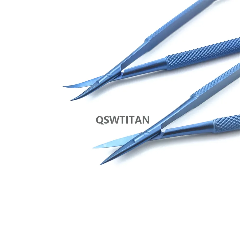 Ophthalmic Scissors Micro Cornea Scissors Surgery Titanium Ophthalmic Scissors Hand Tool Practice Instrument