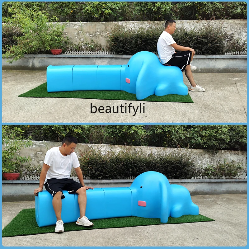 Park Outdoor Rest Area FRP Seat Shopping Mall Leisure Elephant Stool Creative Bar Chair