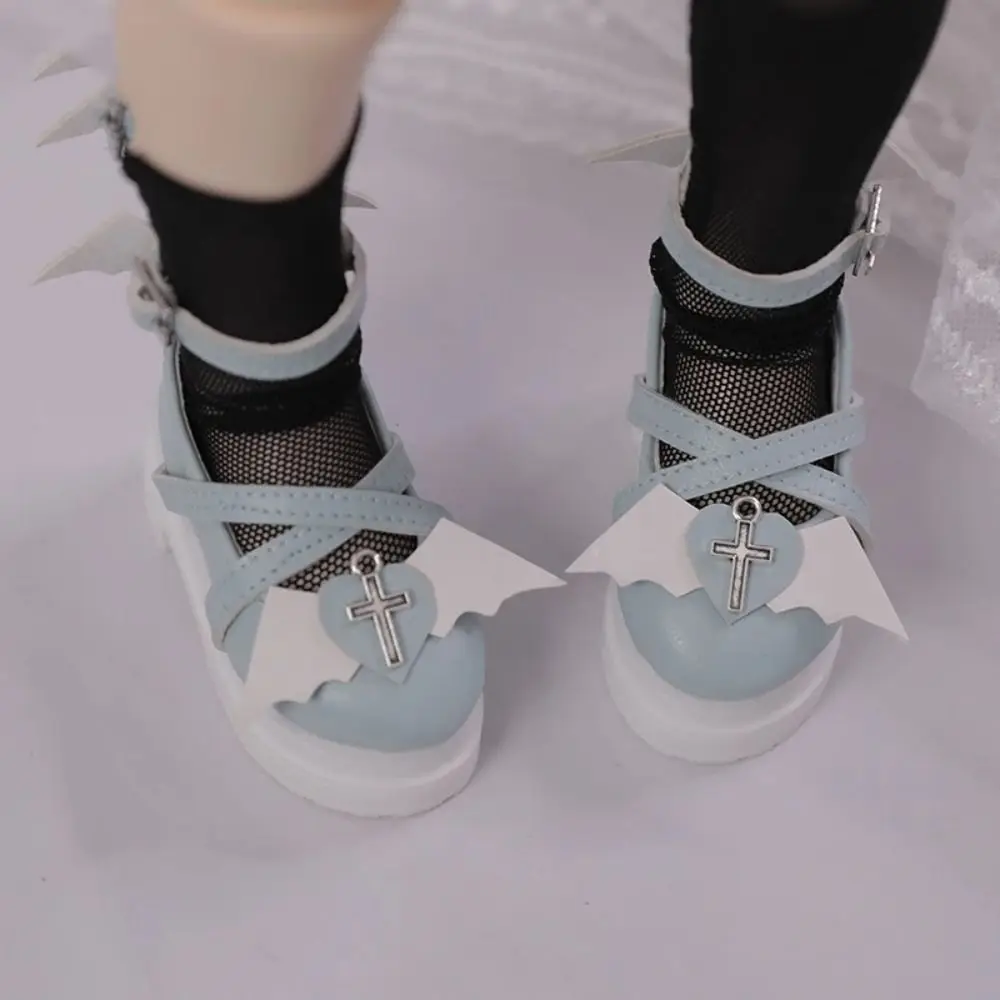 BJD Doll 1/4 Bjd Doll Shoes Mini Cute Doll Small Leather Shoes Plastic Thick 1/4 BJD Doll Leather Shoes Doll Lover