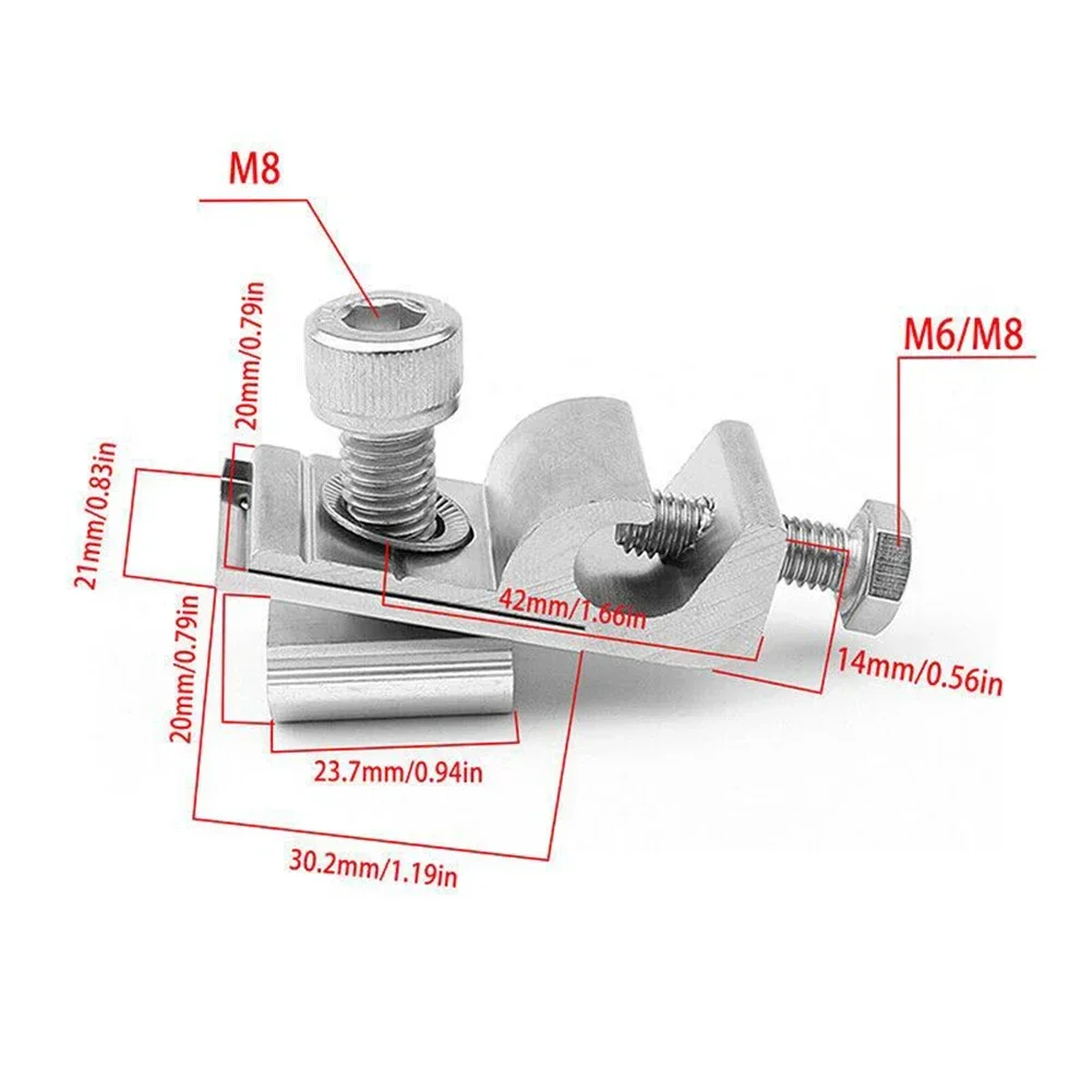 Solar Ground Grounding Clip Solar Mounted Bracket Clamp Photovoltaic Protection Grounding Terminal For Solar Mounting System