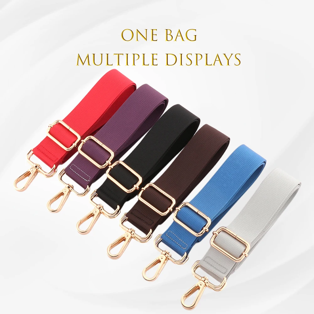 Shoulder Strap Holding Strip Single Handbag Nylon Replaceable Colourful Bag Band Convenient Carrying Backpacks Bag Belt Straps