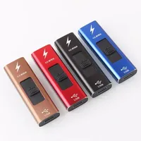 New Electric Arc Lighter Cigarette Lighters USB Rechargeable Electronic Gift Windproof Smoking Accessory Portable Plasma Lighter