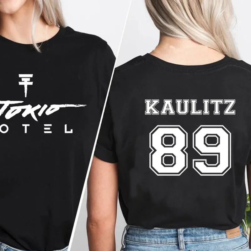 

Tokio Hotel Band Kaulitz 89 T Shirt Women Men Hip Hop T-Shirt Tour Concert Funny Graphic T Shirts Women Men Cotton Tees