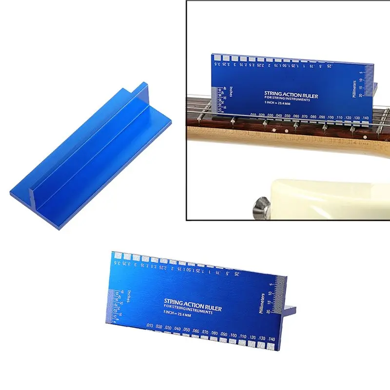 XSXS-T- أداة صنفرة التسوية المشطوفة وظيفة قياس الحركة مع سلسلة لأجزاء أداة الجيتار Luthier