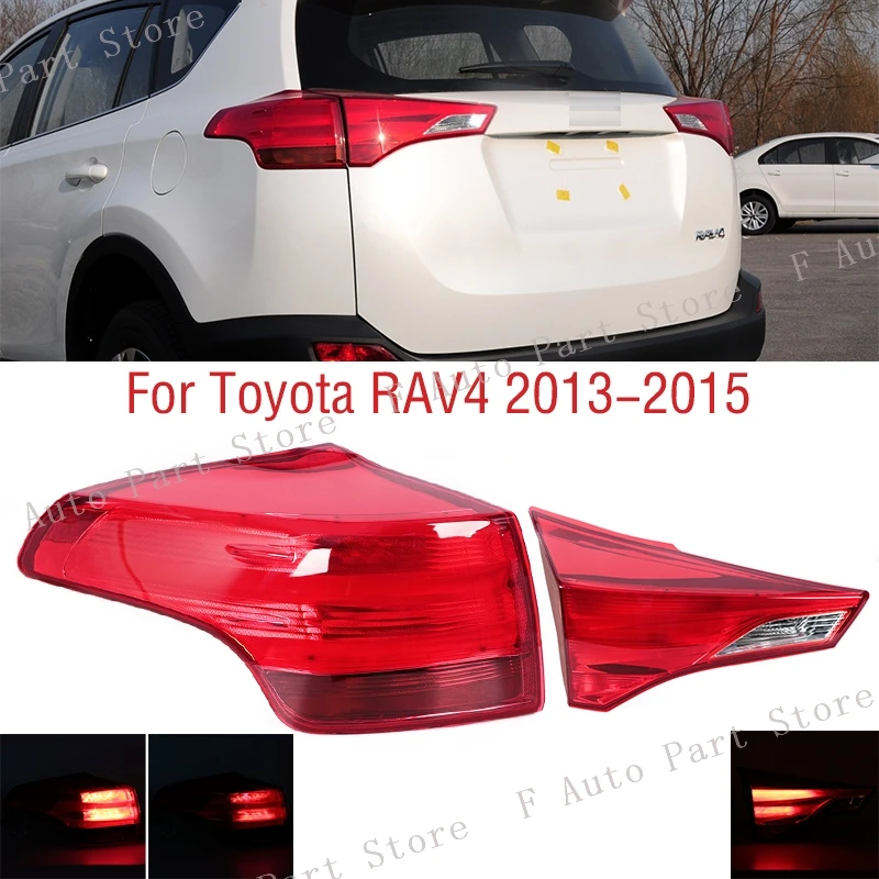For Toyota RAV 4 RAV4 2013 2014 2015 Car Rear Bumper Tail Light Brake Stop Reverse Lamp Taillight Taillamp