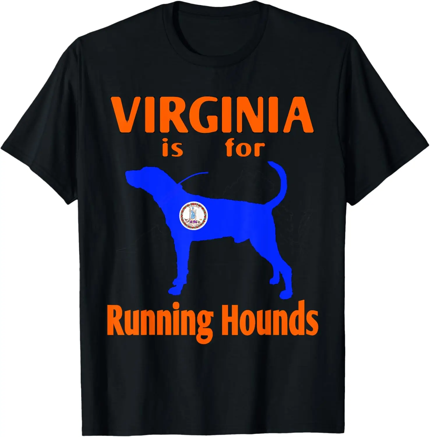 

Футболка Virginia is for Running Hounds, рубашка для охоты на собаку
