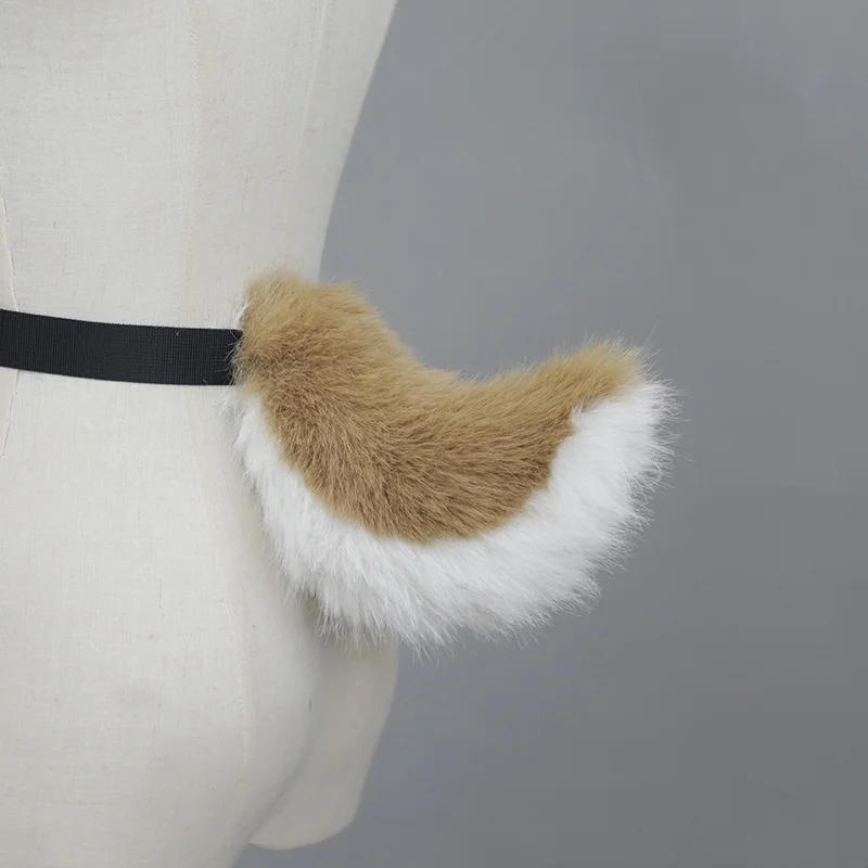 New Handmade Universal JK Rabbit Tail Lolita Cosplay Props Simulation Faux Fur Tails Plush Fox Cat Halloween Accessories