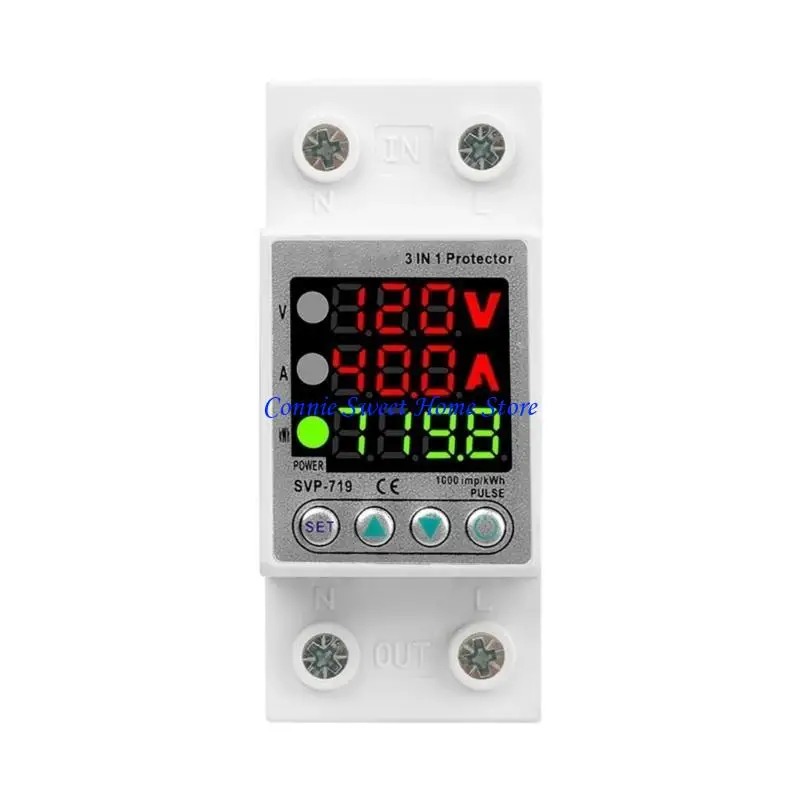 LXAF 63A Identity Recuperating Protective Device Overvoltage Security DIN Track Installation 120V