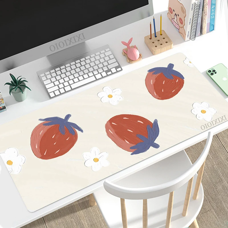 Cute Kawaii Mouse Pad Gaming XL HD Custom Computer Large Mousepad XXL keyboard pad Non-Slip Natural Rubber Soft PC Mouse Mat