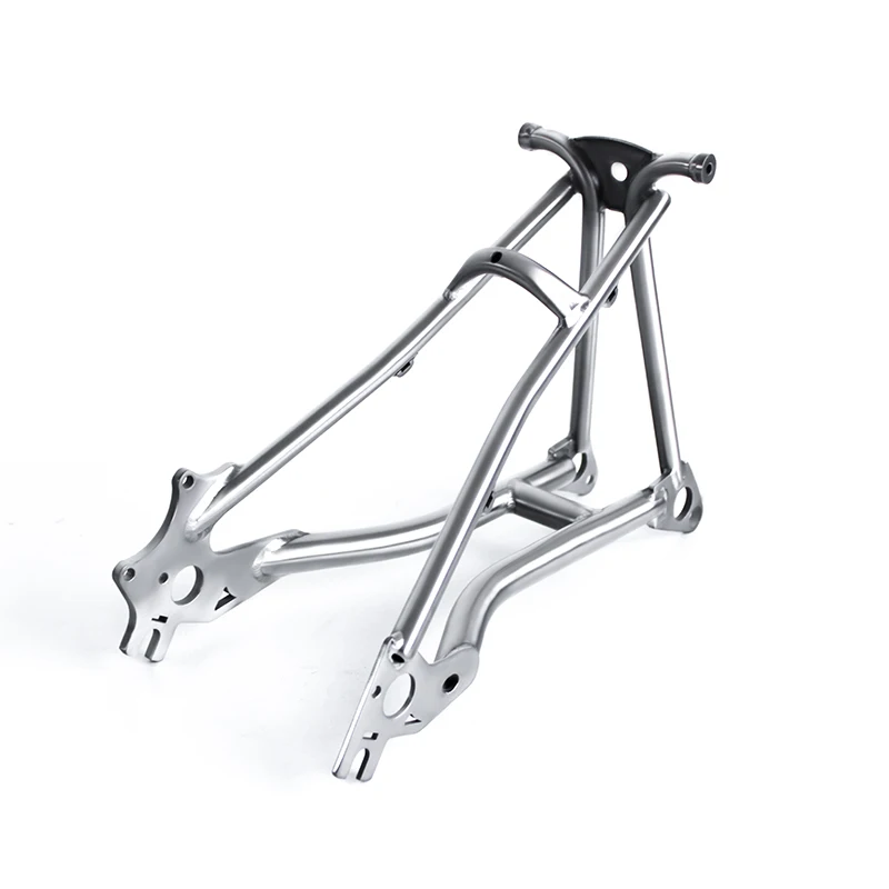 Titanium Bike Disc Fork For Folding Bicycle rear triangle