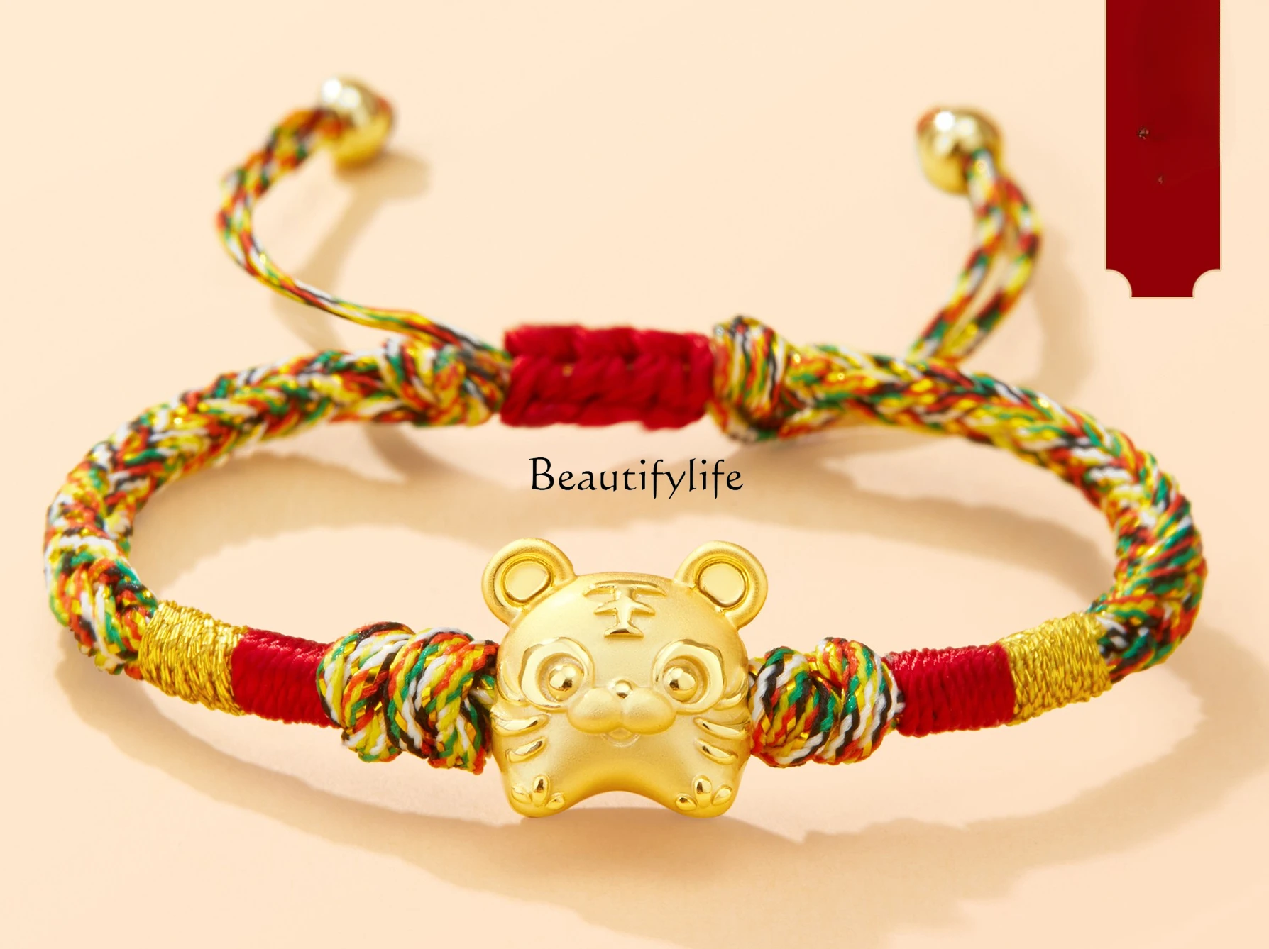 

Colorful Braided Rope Woven Bracelet, Red Hand Strap, Birthday Gift for the Year of Birth