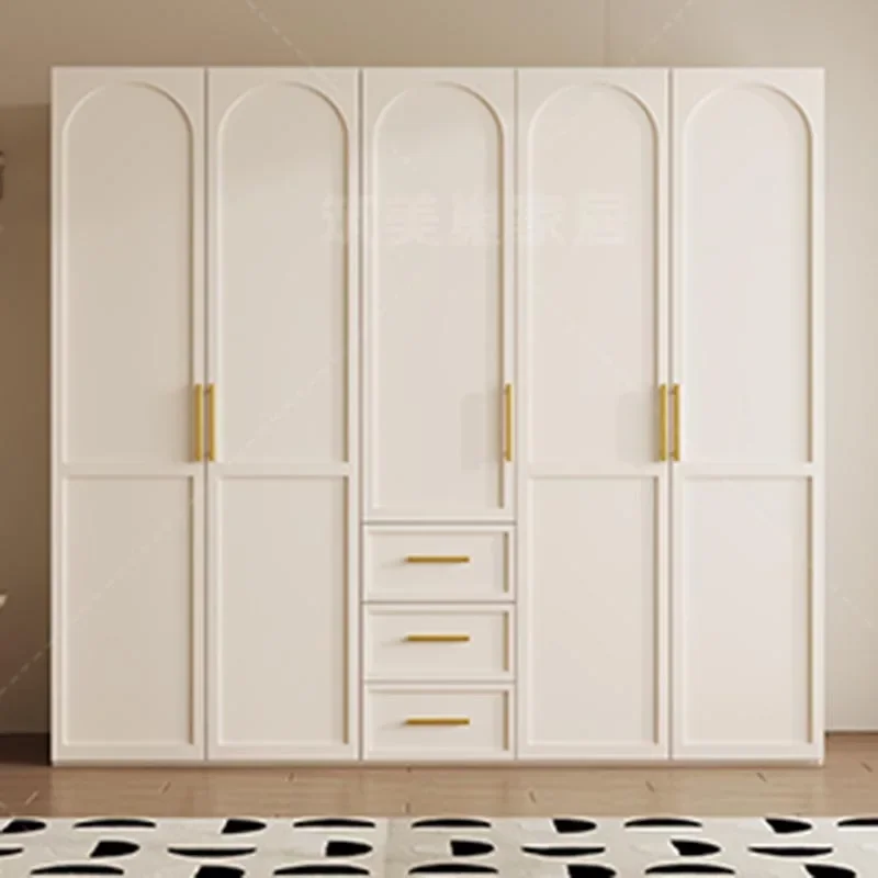 Full Size Clothes Wardrobes Luxury European Large Apartment Women Wardrobes Living Room Rangement Chambre Bedroom Furniture