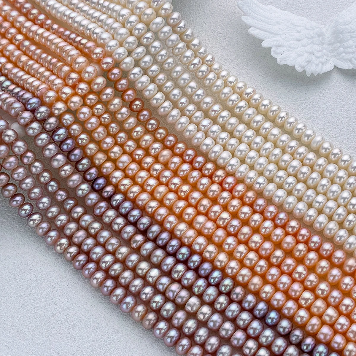 

AAAA 6.5-7.5mm Natural Freshwater Pearl Semi-finished Bread Beads for Jewelry Making Supplies DIY Necklace Bracelet Accessories