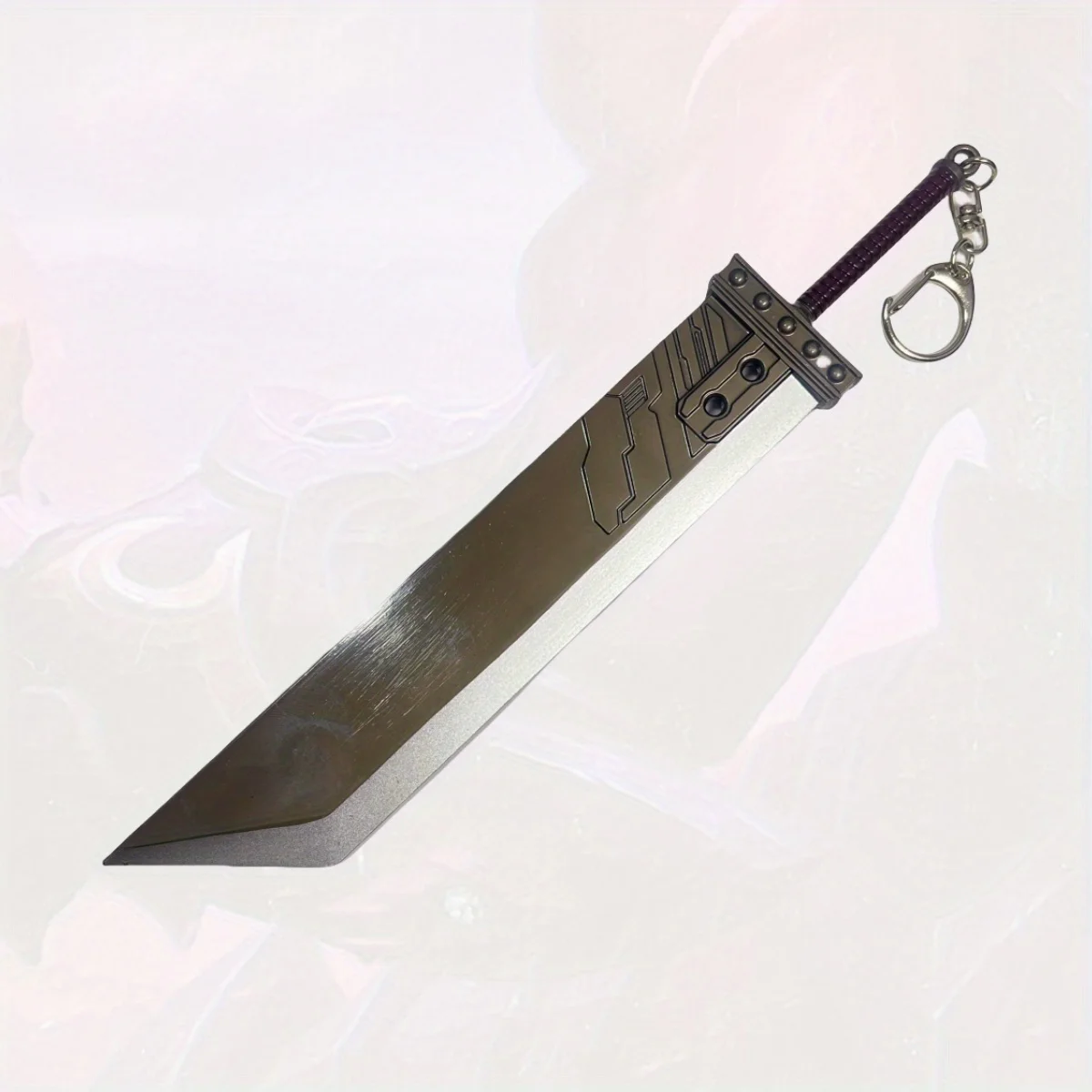 9.8inch Final Fantasy Cloud Strife Metal Katana Sword Original Samurai Sabre Japanese Katana Sabre Cosplay Accessories Prop Toy