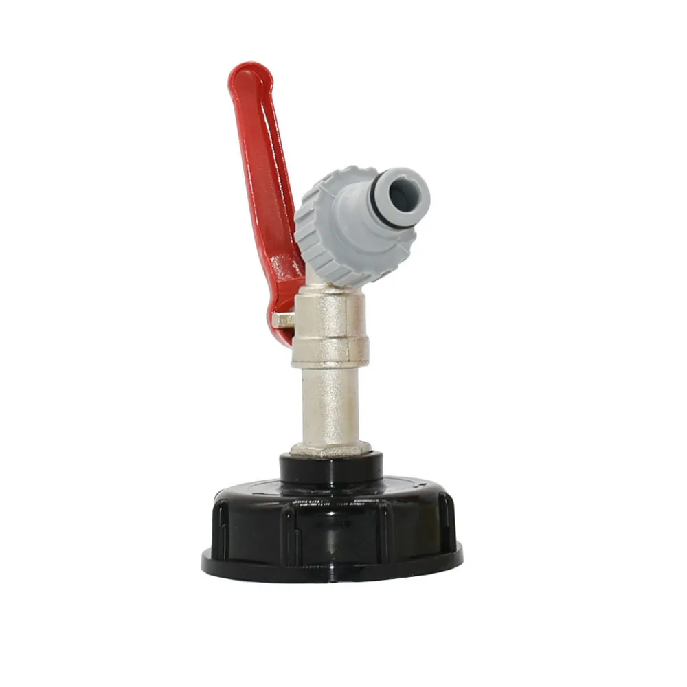 S60 IBC Tank Adapter Nipple Fitting S60X6 Thread To 16mm Nipple Garden Hose Valve Connector Alloy For 1000 Liter Tank