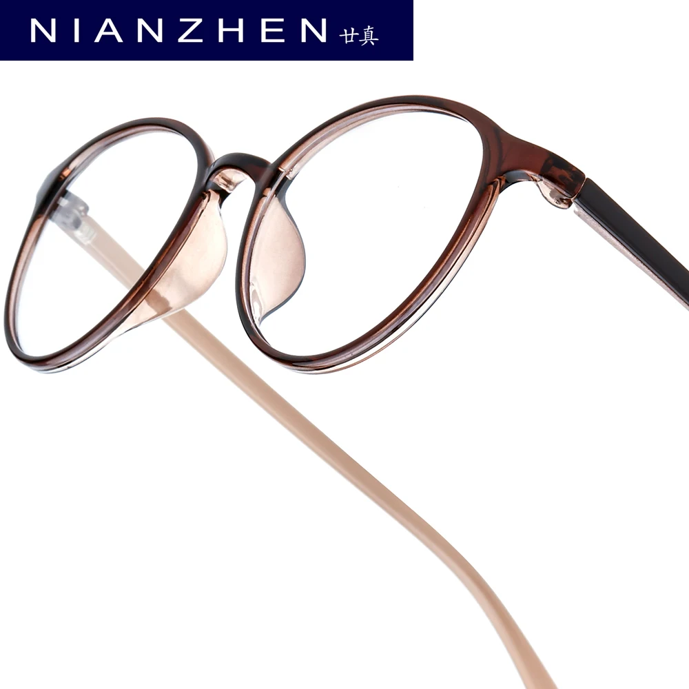 

NIANZHEN TR90 Eyeglasses Frame Women 2025 Oval Brand Design Glasses Men Ultralight-Weight Retro Vintage Eyewear Spectacles 7122