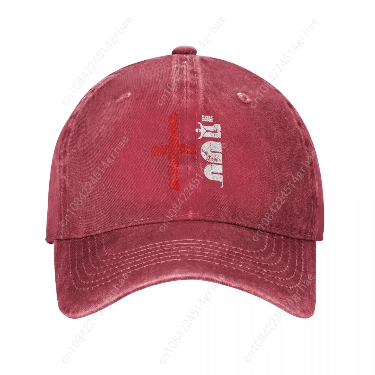 Topi Baseball Gaya Unisex A-Alfas Cars Romeo Emblem, Topi Distressed Washed, Topi Kasual Outdoor Musim Panas